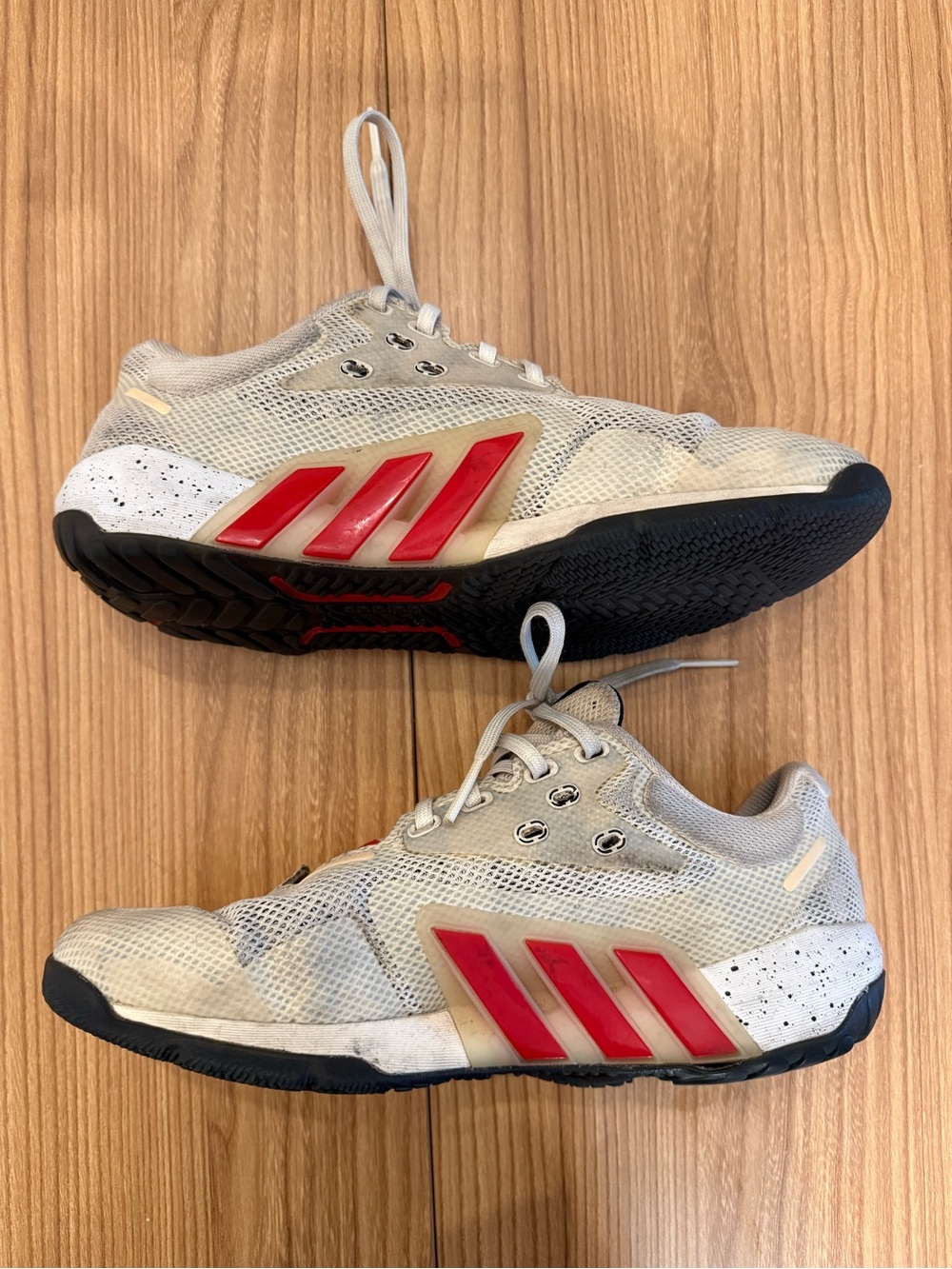 Adidas CrossFit & Lifting Mesh Sneakers with Red Accents